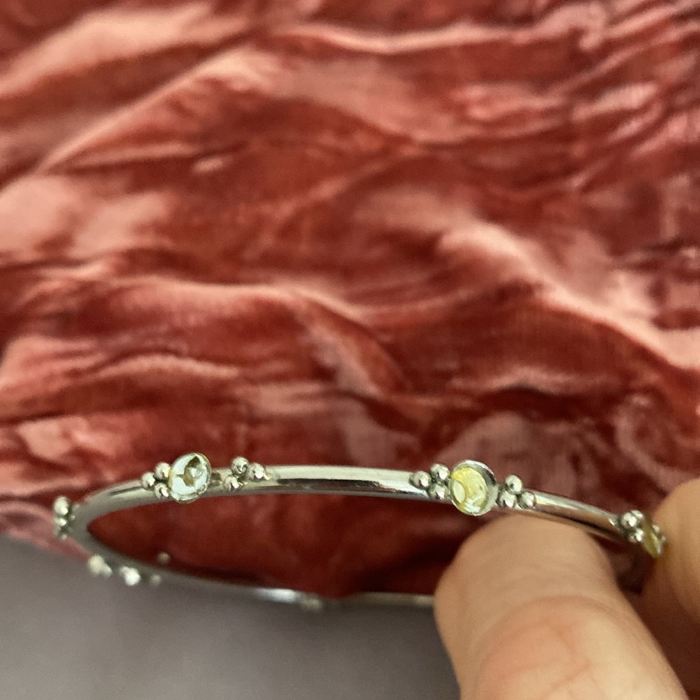 Stackable silver bracelets - Picture 3 of 3